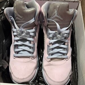 Jordan 7 Retro SE sapphire Pink and Gray High-Top Sneakers